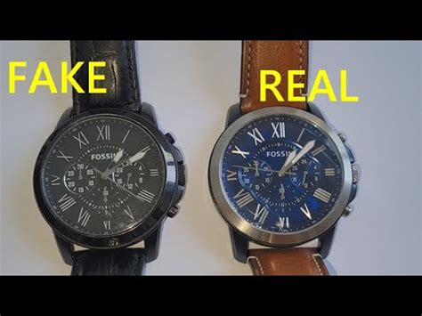 how to check fake fossil watch